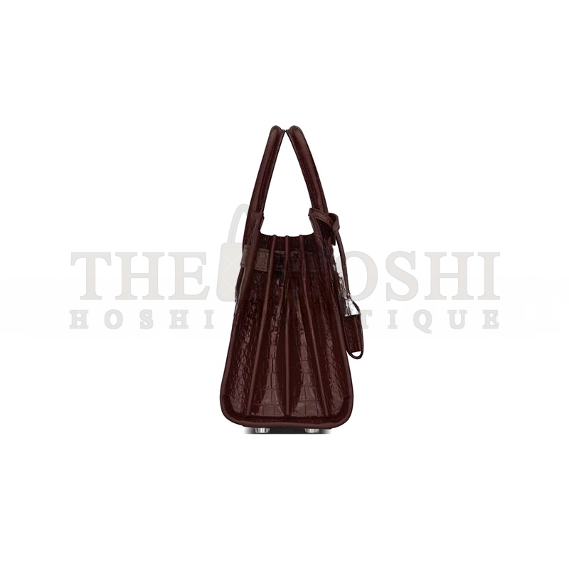 Y51 SAC DE JOUR NANO BAG IN CROCODILE-EMBOSSED LEATHER 392035DND1N6475 (22*18*10.5cm) Master Quality